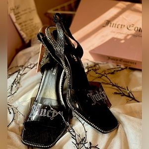 The Greysi dress sandal features studding with a translucent logo strap detail